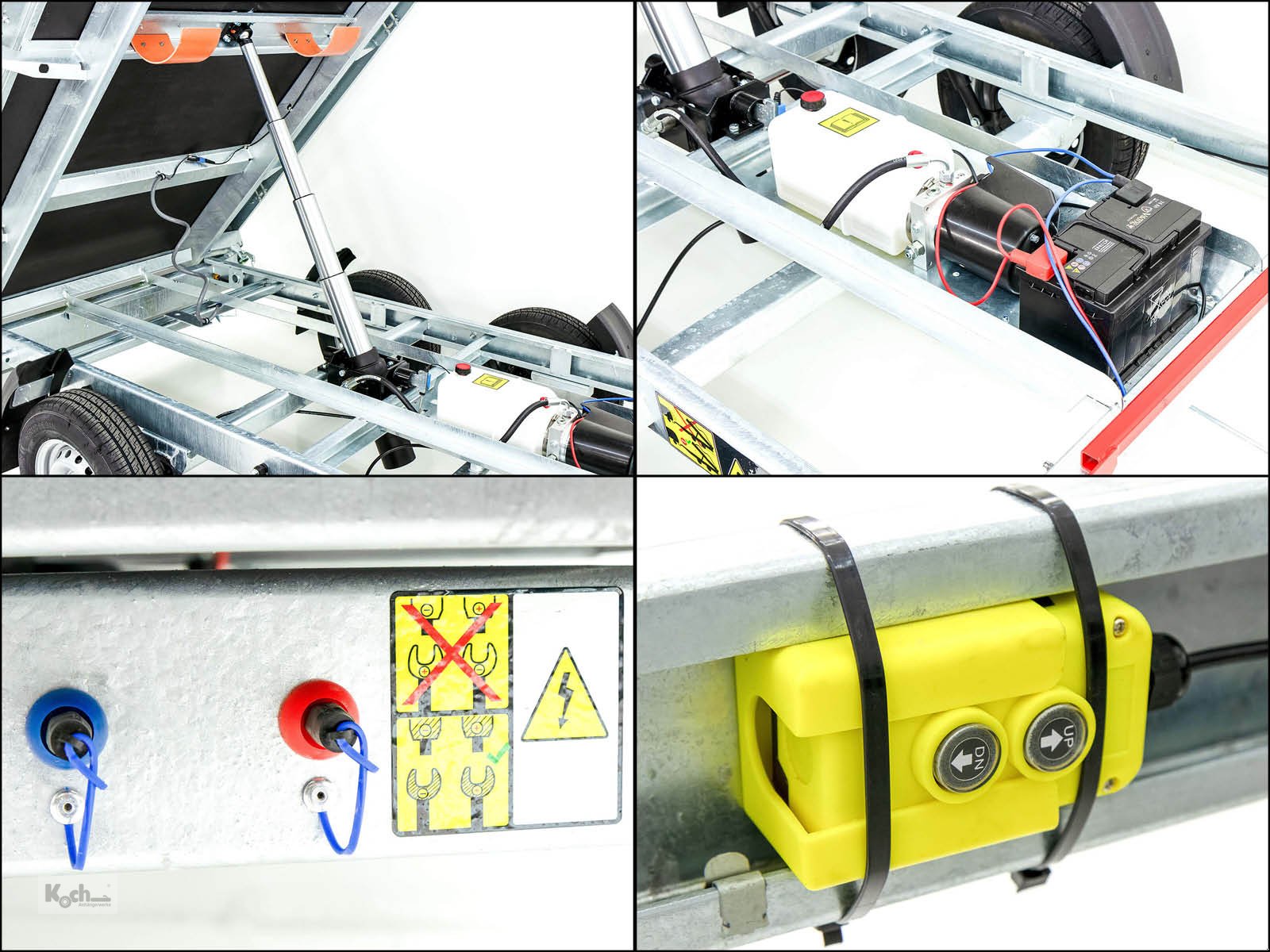 Anhänger typu Sonstige Debon Dreiseitenkipper 180x306 2,6t|E-Pumpe (Ki12332034So), Neumaschine v Winsen (Luhe) (Obrázek 12)